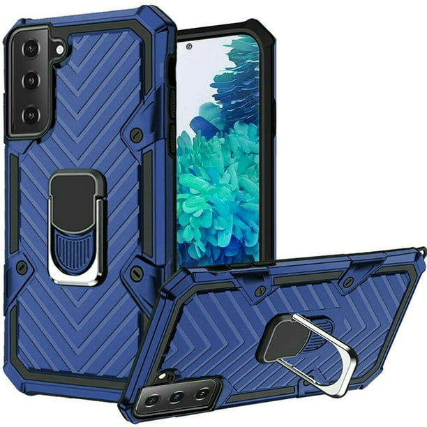Kaleidio Case For Samsung Galaxy S21 5g 6 2 Victory Hybrid 2 Piece Shockproof Ring Stand Impact Armor Protector Cover Blue Black Walmart Com Walmart Com