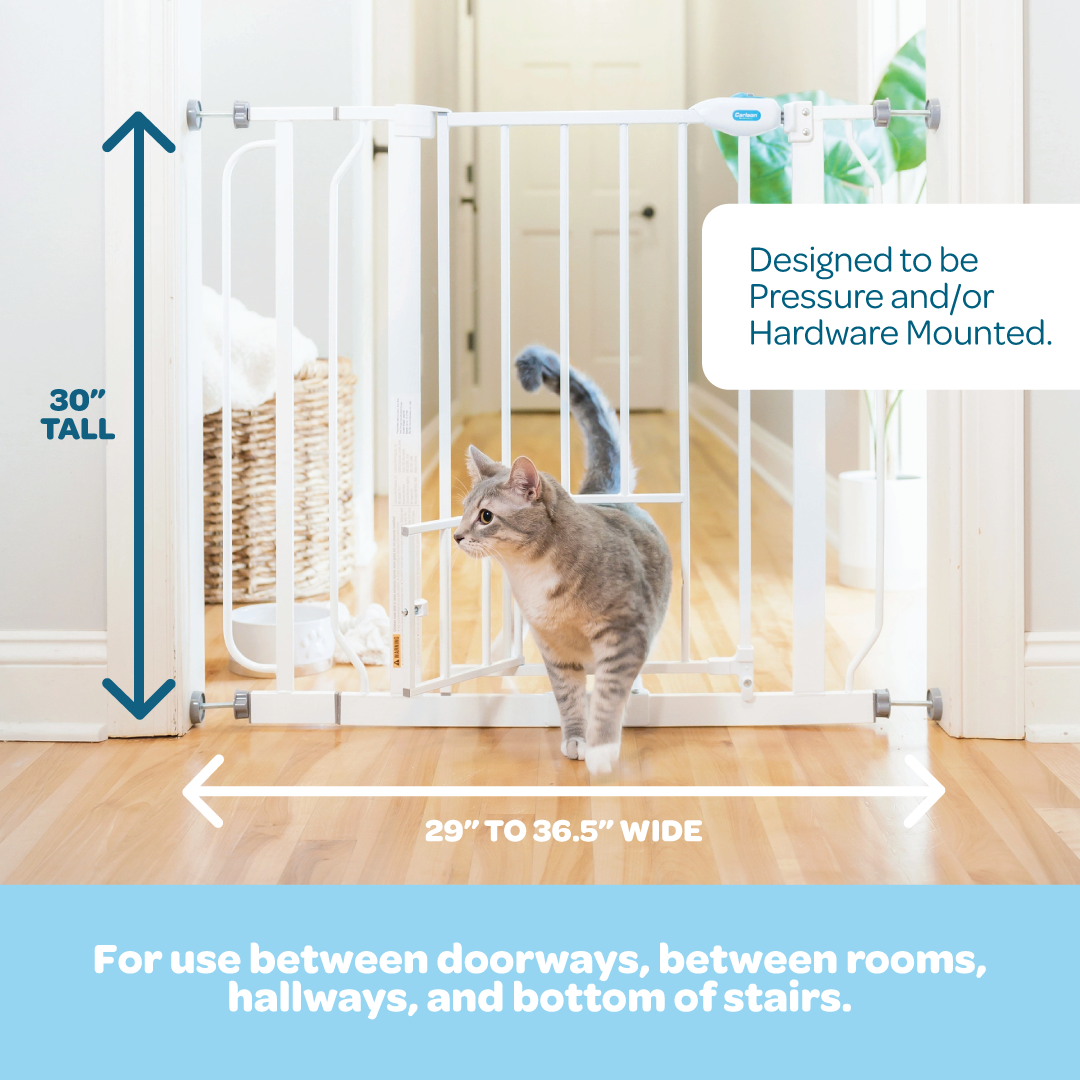 Carlson Extra Wide Walk-Through Pet Gate, 29"-36.5" photo 3