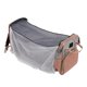 thumbnail image 5 of Mochila para pañales Nikou de nailon gran capacidad moderna multifuncional color rosa y gris 45 x 36 x 6 cm, 5 of 15