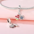 thumbnail image 2 of Jeffery Charms Christmas Hat, Gloves, Socks 925 Silver Pendants for Women Bracelet and Necklace,Christmas, 2 of 5