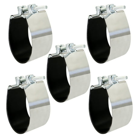 

Highcraft Pipe Repair Clamp 6 One Bolt 3 Long Stainless Steel (5 Pack)