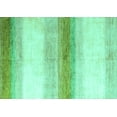 thumbnail image 1 of Ahgly Company Indoor Rectangle Solid Turquoise Blue Modern Area Rugs, 5' x 8', 1 of 4
