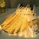 thumbnail image 3 of Guirnalda de luces LED para exteriores, 32/24/16/8 tubos, lluvia de meteoritos, resistente al agua, para fiestas callejeras, decoración de árboles de Navidad, 3 of 5