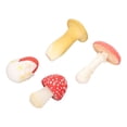 thumbnail image 4 of Figuras De Hongos Simuladas, Decoración Estática, 4 Piezas De Educación Temprana, Figura De Hongo En Miniatura De Apariencia Real Para Estantería Para Niños, 4 of 7