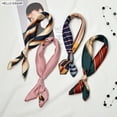 thumbnail image 2 of Korean version 50x50cm scarves small Kerchief Fashion Handle Bag Ribbon all-match Airline stewardess decoration scarf Party Gift, 2 of 4