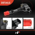 thumbnail image 5 of A-Premium Ignition Coil Pack Replacement for Honda Civic Hybrid 2003 2004 2005 L4 1.3L 30520-PWA-003 UF-373 4-PC Set, 5 of 8