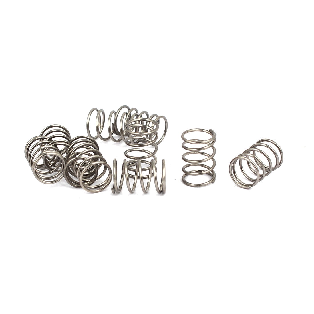 0.6mmx7mmx10mm 304 Stainless Steel Compression Springs 10pcs