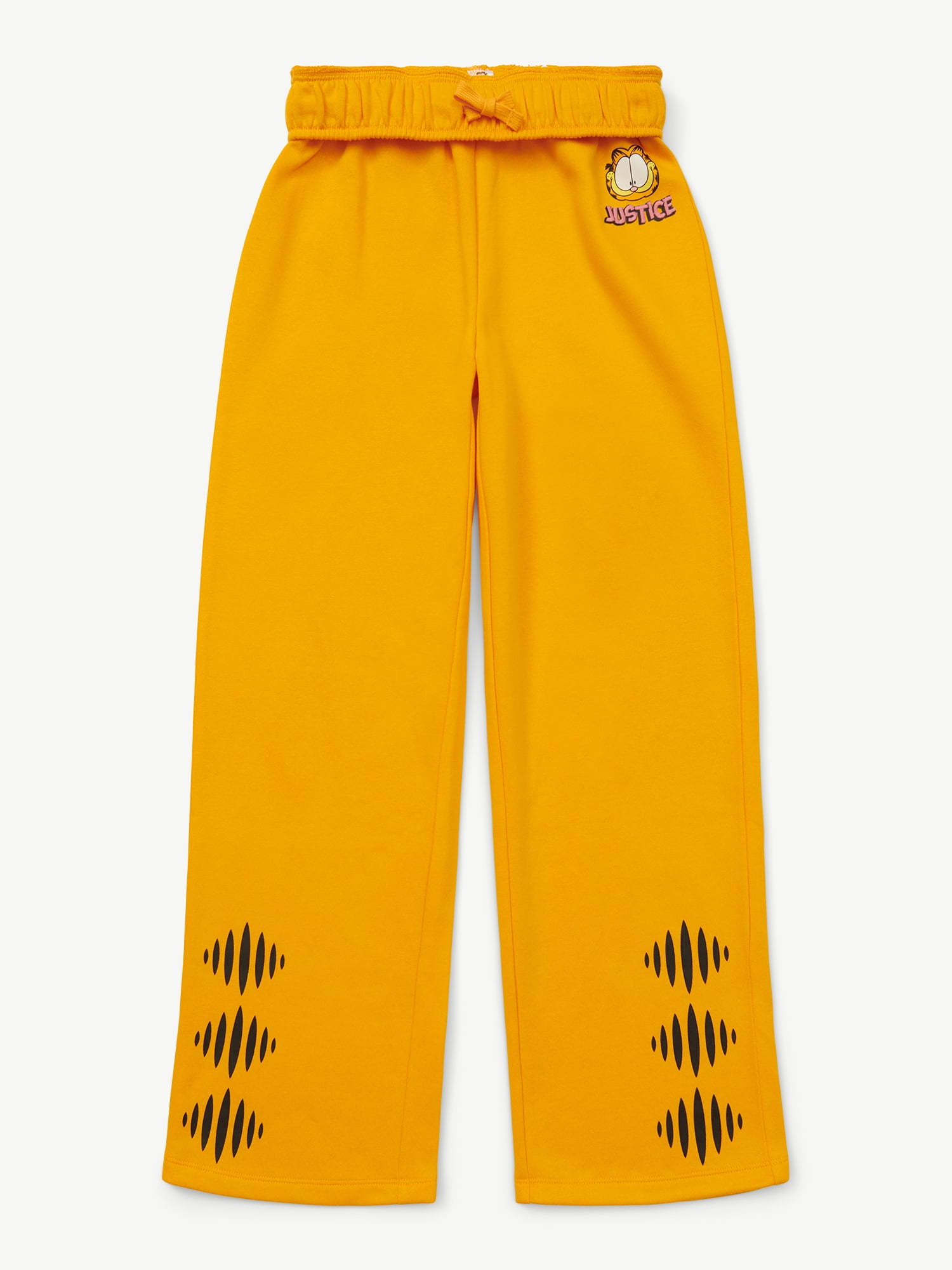 Justice x Garfield Girls Fleece Wide Leg Pant, Sizes XS - XLP