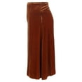 thumbnail image 2 of Pre-Owned Joseph High-Waist Skirt in Brown Velvet, 2 of 2