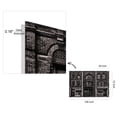 thumbnail image 3 of "Historic Brownstone Trio" Buildings Frameless Reverse Printed Tempered Art Glass Wall Art, 3 of 9