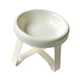 thumbnail image 1 of Comedero elevado para perros con soporte para proteger el cuello y dispensador de agua. Blanco, 1 of 9