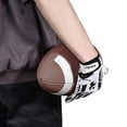 thumbnail image 3 of QUETO Gants de Rugby Unisexes Rouges Full Football Américain, 3 of 5