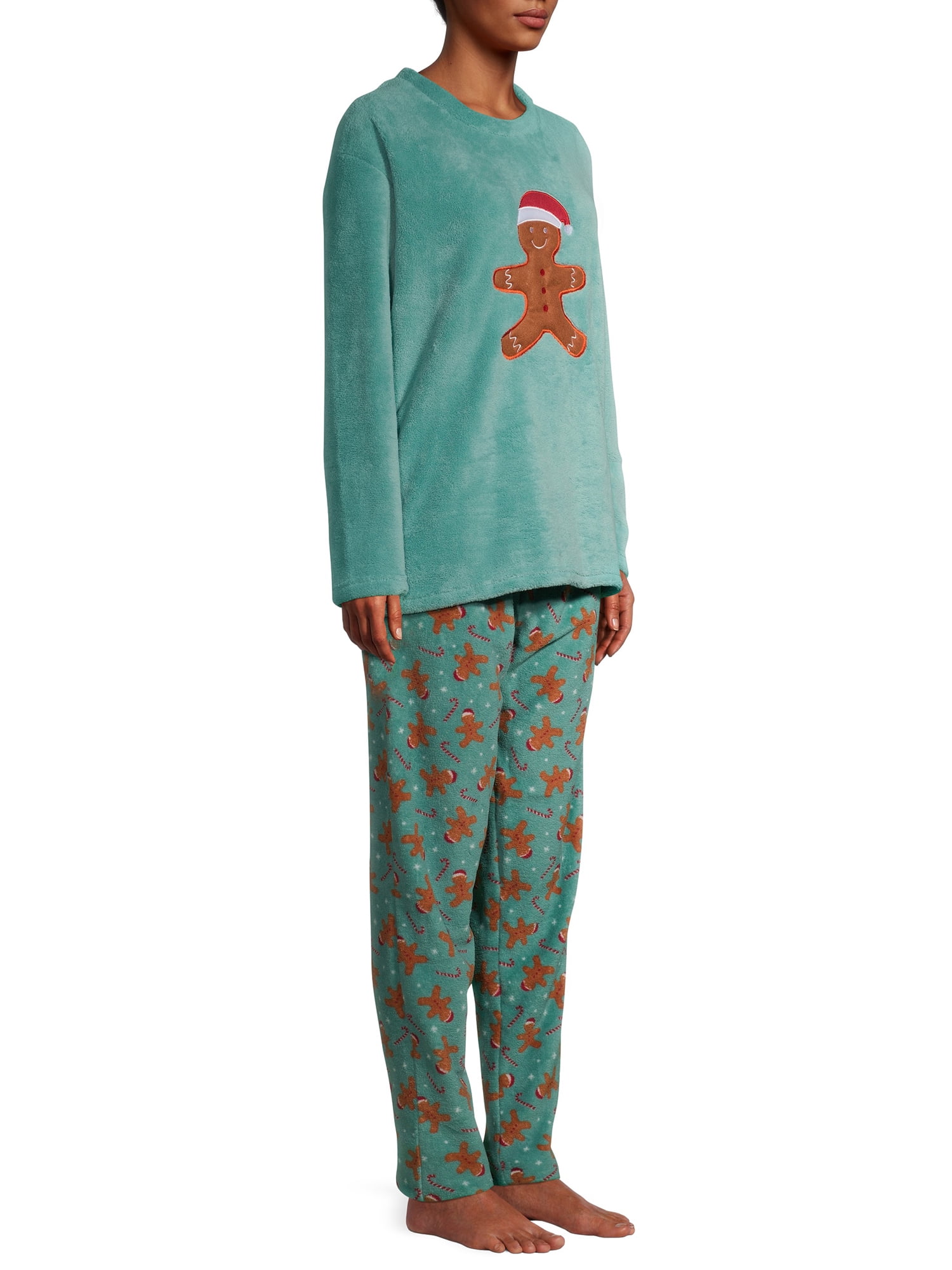 The Great Christmas Women's Christmas Edition 4 Piece Plush Pajama Set in Gift Box