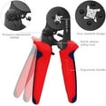 thumbnail image 3 of Kit de herramientas para engarzar férulas Preciva AWG23-7, alicates para engarzar trinquetes, 3 of 6