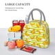 thumbnail image 5 of Disketp Bananas On A Striped Bolsa Térmica para Almuerzo, Lonchera con Abertura Amplia y Gran Capacidad, Organizador Reutilizable para Mujeres, Hombres y Adultos, 5 of 6