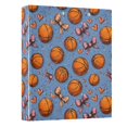 thumbnail image 2 of Three Ring Binder Basketball Bow 1.5 Inch Round Binder D-Rings for Office Supplies and More, 2 of 10