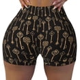 thumbnail image 2 of Fotbe Keys Shorts Sin Costuras – Shorts Deportivos de Cintura Alta para Mujer, Elásticos para Gimnasio, Yoga, Running o Ciclismo-Large, 2 of 8