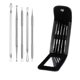 thumbnail image 1 of Kit removedor de espinillas de acero inoxidable de alta calidad con estuche y espejo, 1 of 8