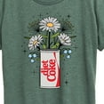 thumbnail image 3 of Diet Coke - Flowers With Coke Can - Women's Short Sleeve Graphic T-Shirt, 3 of 5