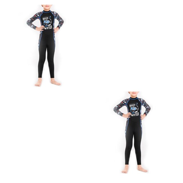Eigraketly Traje de neopreno para niños, traje de buceo, ropa de surf de manga larga, traje húmedo para niños, ropa de baño para niños, ropa Type1 NO1