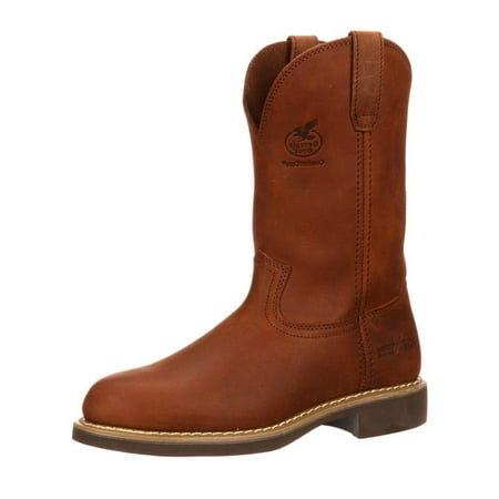 georgia boot work mens carbo tec farm n ranch prairie chestnut g5814