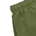 thumbnail image 6 of Chiccall Men's Cotton Linen Pants Casual Cargo Pants with Pockets Lightweight Elastic Waist Drawstring Pants Baggy Beach Trousers, 6 of 7