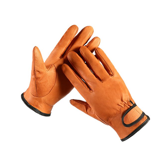 Welding Gloves Leather Workers Welding Gloves Safety Protection Wear-resistant Glove