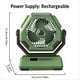 thumbnail image 3 of Ventilador para Acampar Al Aire Libre 6000MAh Ventilador Oscilante de Techo Recargable Aire Acondicionado PortáTil Enfriador de Aire con IluminacióN-B, 3 of 5