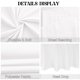 thumbnail image 4 of Mantel redondo JALANCY, 229 cm, poliéster blanco, paquete de 4, 4 of 7