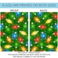thumbnail image 5 of Toland Home Garden Bright Lights Christmas Flag Double Sided 28x40 Inch, 5 of 5