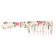 thumbnail image 2 of Large Detangling Scalp Massage Hair Comb Shower Comb W/ Flower Prints - as described, Large, 2 of 6