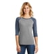 thumbnail image 1 of Camiseta manga raglán 3/4 Perfect Tri® para mujer de District®. DM136L Distrito DM136L, 1 of 1