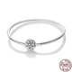 thumbnail image 1 of Bracelet Silver 925 Original Snake Chain 17-20 Evil Eye Heart Star Zircon for Charms Beads Pendant Birthday Jewelry Making Gifts, 1 of 5