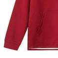 thumbnail image 3 of Yutgune Men's Big & Tall Pullover Hoodie, Solid Long Sleeve Hooded Sweatshirt with Drawstring, Sizes M-5XL, 3 of 7