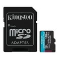 thumbnail image 4 of Kingston 128GB MicroSDXC Canvas Go Plus Memory Card Bundle with High Speed Card Reader, 4 of 7