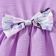 thumbnail image 6 of BOBOGOJP Baby Girl Clothes Toddler Girl Outfits Girl Summer Clothes for Girl Ruffle Shirt Pants+Cute Headband 3PCS Purple for Size 2-3 Years, 6 of 7