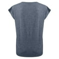 thumbnail image 6 of JINMGG Tank Tops for Women under $5,Fashion Woman Causal V-Neck Solid Blouse Sleeveless T-Shirt Summer Tops Blue XL, 6 of 6