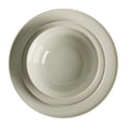 thumbnail image 2 of Martha Stewart Sharkey Grey 12-Piece Dinnerware Set, 2 of 9