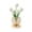 A004- White, variant on Tulip Night Light with Crystal Base,Warm Glow Table Lamp for Bedroom,Valentine's Day Gift Home Decor,1 Pack