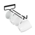 thumbnail image 5 of 5 Pcs Stemware Wine Glass Storage Rack,Wall Mountable Kitchen Storage Rack ,Black,11 Inch / 30cm, 5 of 5