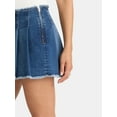 thumbnail image 4 of Madden NYC Women's Pleated Denim Skort, Sizes XXS-XXL, 4 of 5