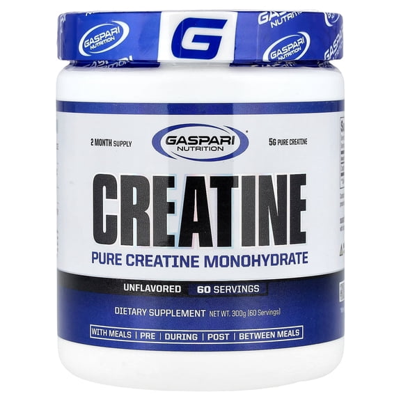 Gaspari Nutrition Creatine, Unflavored, 300 g