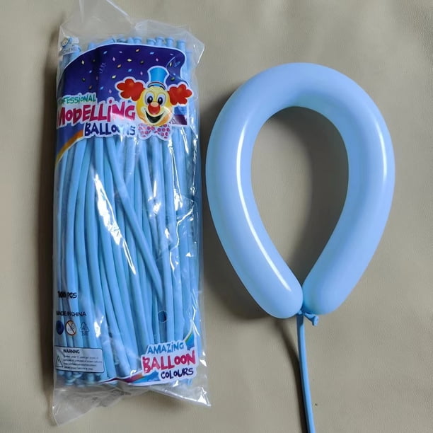 260 globos largos engrosados forma tejida tira mágica mercado nocturno para niños pequeño regalo globo