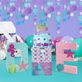 thumbnail image 4 of Distaratie Mermaid ONE Letter Sign Big Mermaid First Birthday Decorations, 4 of 6