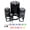 Black, variant on Golf Cart Caddy with Clubs Self-Inking Rubber Stamp Ink Stamper - Fuchsia Ink - Mini 1/2 Inch