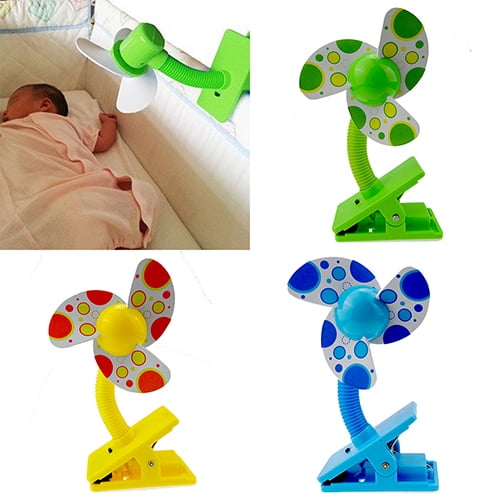Joernso Safe Soft Blades Portable Flexible Clip On Mini Fan for Baby Pram Stroller Cot