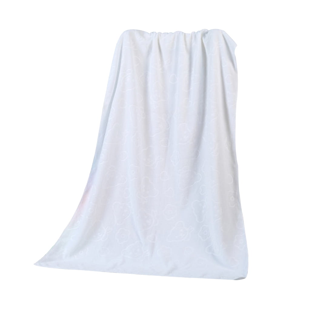 70x140cm Absorbent Solid Color Bath Towel 100% Cotton Soft Travel Beach Towels 