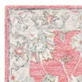 thumbnail image 3 of SAFAVIEH Glamour Pierce Bordered Wool Runner Rug, Pink/Beige, 2'3" x 8', 3 of 5