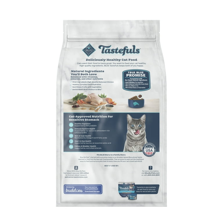 Blue buffalo sensitive stomach wet cat food 2025