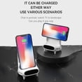 thumbnail image 4 of Portable Mini Chair Wireless Charger For All Phones 15W Wireless Charging Station Phone Charger Stand With Musical Speaker Function, 4 of 8